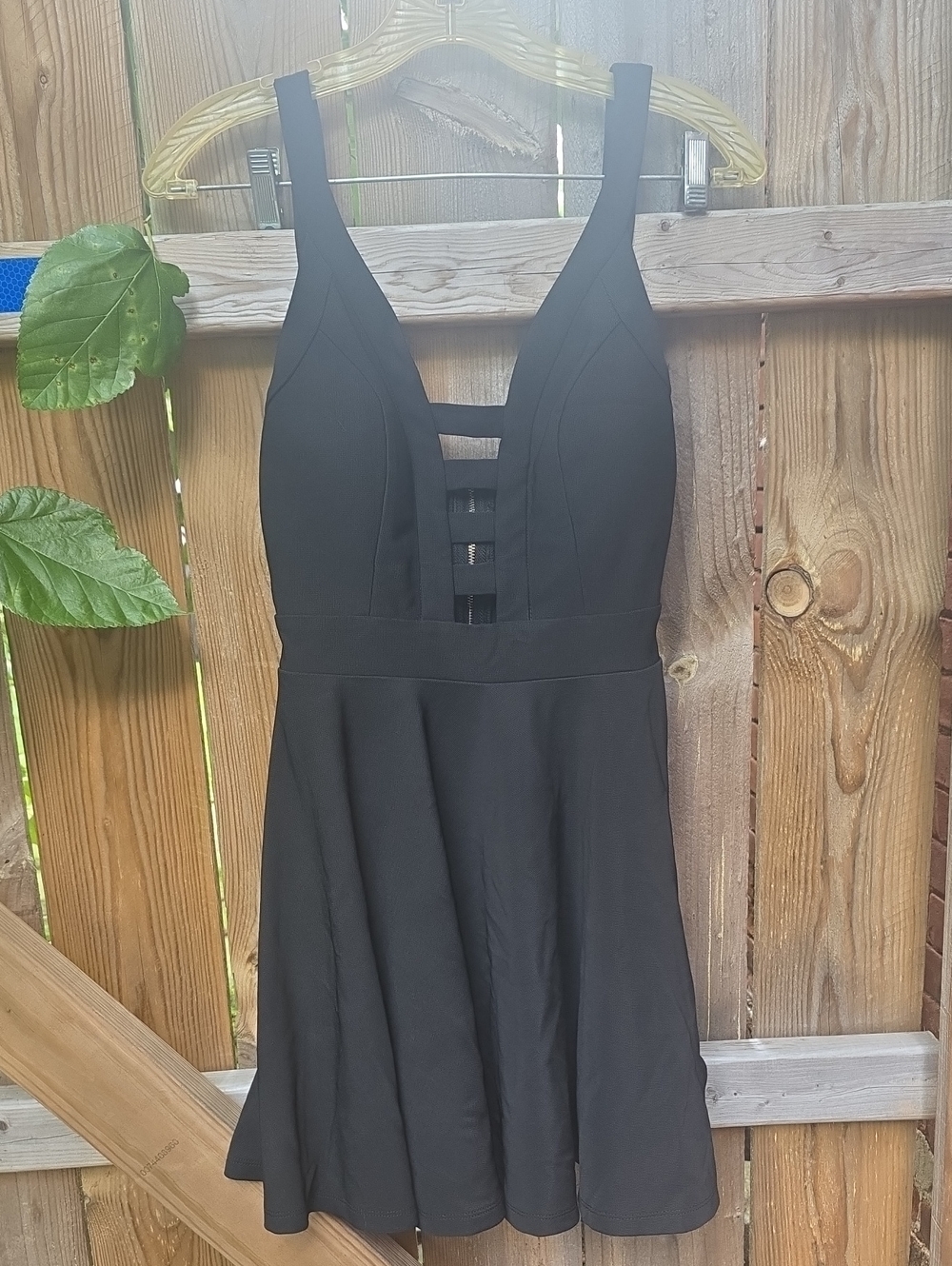 Trac Black Sleeveless Dress with Branded Tag